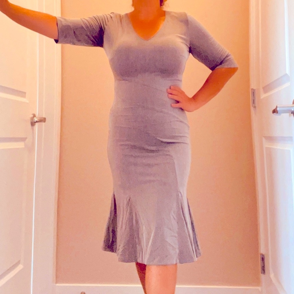 Mermaid style midi dress, Sz L
